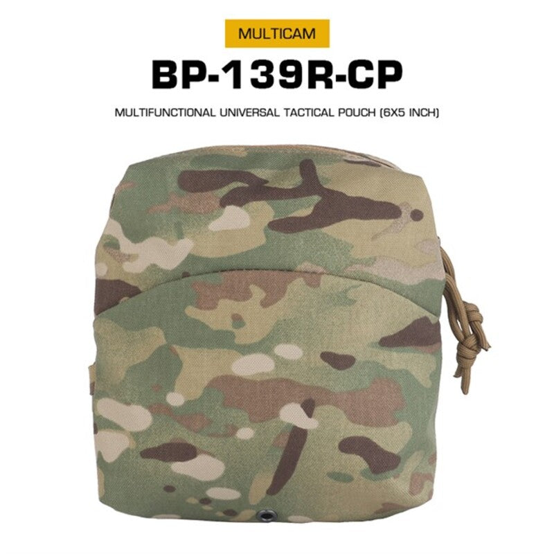 Tactical 6x5in GP MOLLE pouch for mags, fits FCPC or Utility GP Backpack. - Smart Savvy