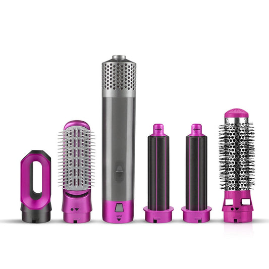 Electric Hair Dryer Blow Dryer Hair Curling Iron Rotating Brush Hairdryer Hairstyling Tools Professional 5 In 1 hot-air brush eprolo