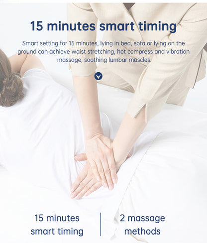Smart Heated Back Massager with Air Traction & Infrared Therapy – Relieve Lower Back Pain Fast - Smart Savvy