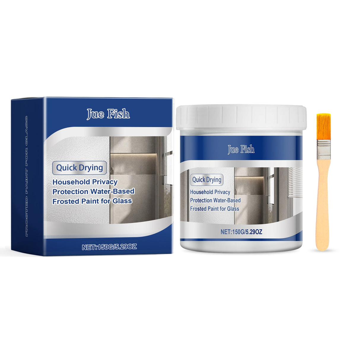 Glass Water-Based Scrub Paint, Waterproof Fast Paint Refurbished Maintenance Cover With Scrub Glass eprolo