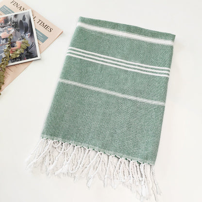Turkish Beach Towel Striped Fringe Quick-Dry Large Size Cotton Bath Towel Multiple Styles Wholesale eprolo