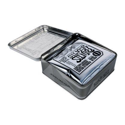 Ernie Ball John Mayer Silver Slinky Nickel Wound Electric Guitar Strings 3-Pack Tin - 10.5-47 Gauge - Smart Savvy