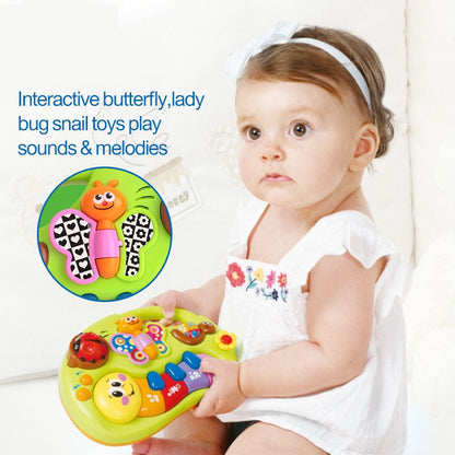 Baby Toys Learning Machine Toy with Lights & Music & Learning Stories Toy Musical Instrument for Toddler 6 month eprolo
