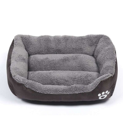 New, soft, and cozy fleece pet bed. Waterproof bottom. Suitable for small, medium & large pets. Keeps pets warm. - Smart Savvy