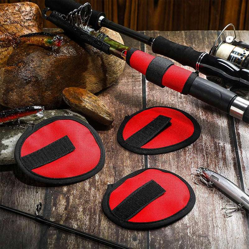 6 - piece set of 5.9 - inch lure wraps. Doubles as covers, gloves, hook protectors. Keeps anglers safe while fishing. - Smart Savvy