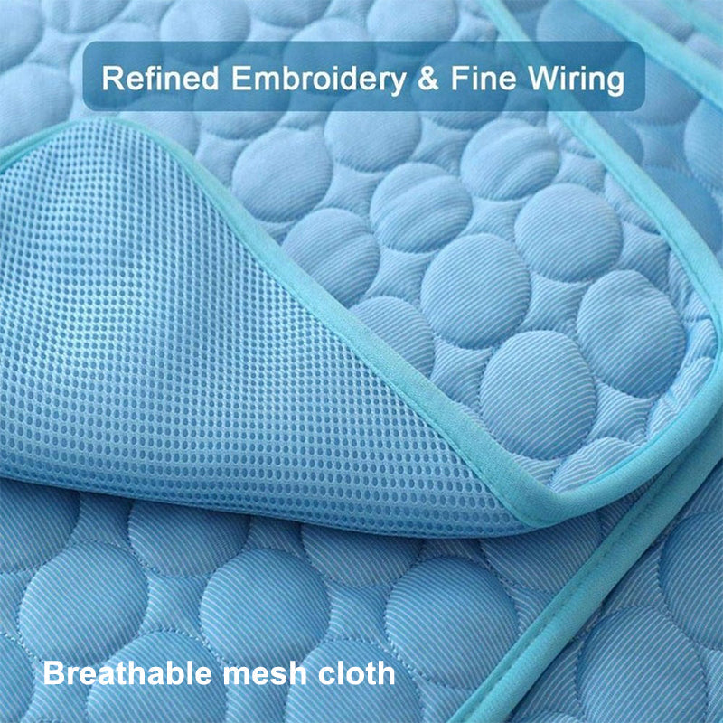 Dog Mat Cooling Summer Pad Mat For Dogs Cat Blanket Sofa Breathable Pet Dog Bed Summer Washable For Small Medium Large Dogs Car eprolo