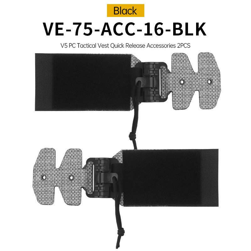 One Pair (2 Pieces) Style 3Ac Kit for FCPC V5 Tactical Vest Cummerbunds, with Quick Release Buckle, made of imported Tegris. - Smart Savvy