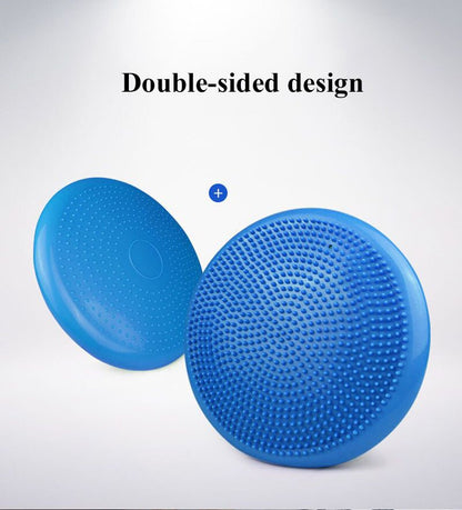 PVC Inflatable Yoga Massage Ball Fitness Yoga Balancing Ball Pad Training Cushion Stability Exercise Point Massage Mat Ball Dish eprolo