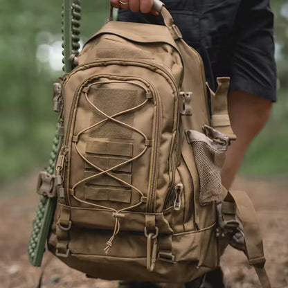 65L Men's Outdoor Tactical Backpack: large - capacity, ideal for hiking, camping, and travel. A military - style rucksack - Smart Savvy