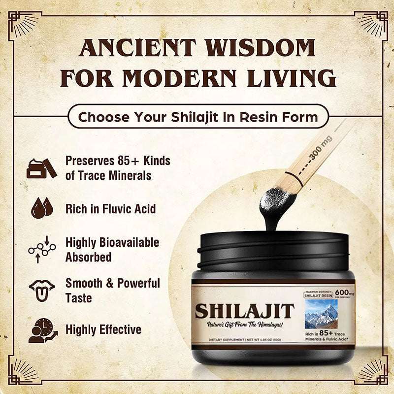 Shilajit Resin Ointment - Smart Savvy