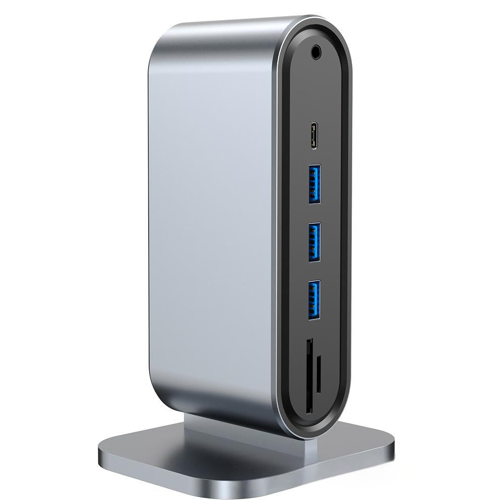12 in one docking station Typec vertical multi interface suitable for Apple, Huawei, Mac docking stations eprolo