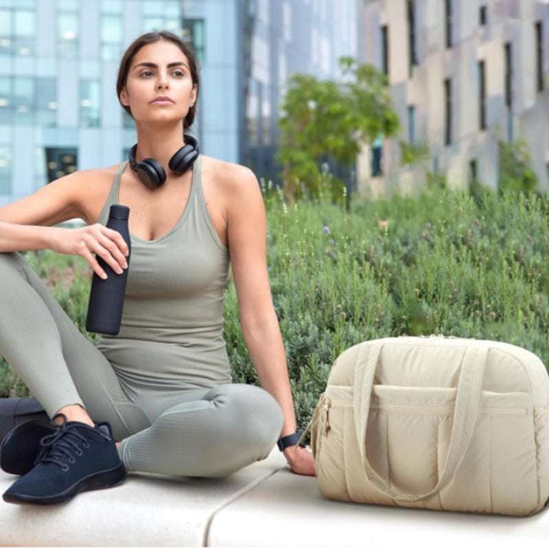 Large Capacity Carry-On Travel Duffel Bag for Women, with Shoulder Strap, Ideal for Weekend Overnight Trips and Sport Gym Use - Smart Savvy