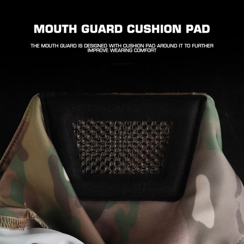 Men's Airsoft Mask, also a balaclava, for paintball, hunting, cycling. Knight style, full face protection. - Smart Savvy