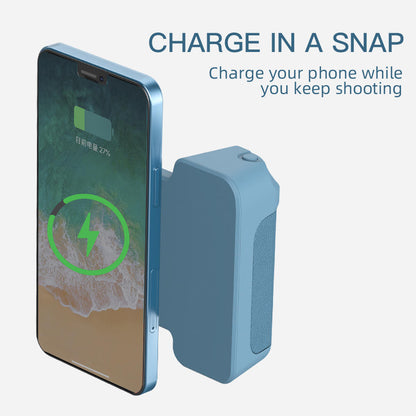 New mobile phone photo magnetic suction wireless charging stand Bluetooth Desktop lazy charging rack selfie stick eprolo