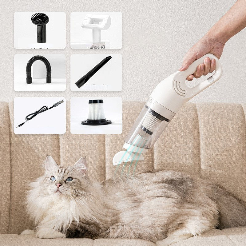 Cordless Household USB Charge Vacuum Cleaner for Office Car Pet Hair 12000Pa Suction Handheld Vacuum Cleaner eprolo