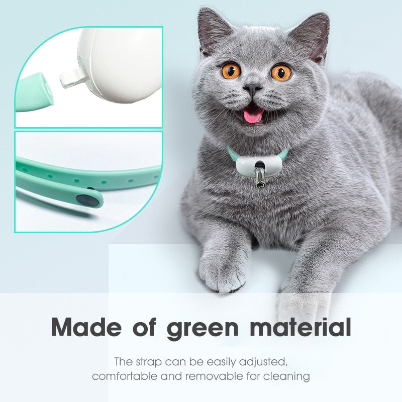 Automatic Cat Toy Smart Laser Teasing Cat Collar Electric USB Charging Kitten Amusing Toys Interactive Training Pet Items eprolo