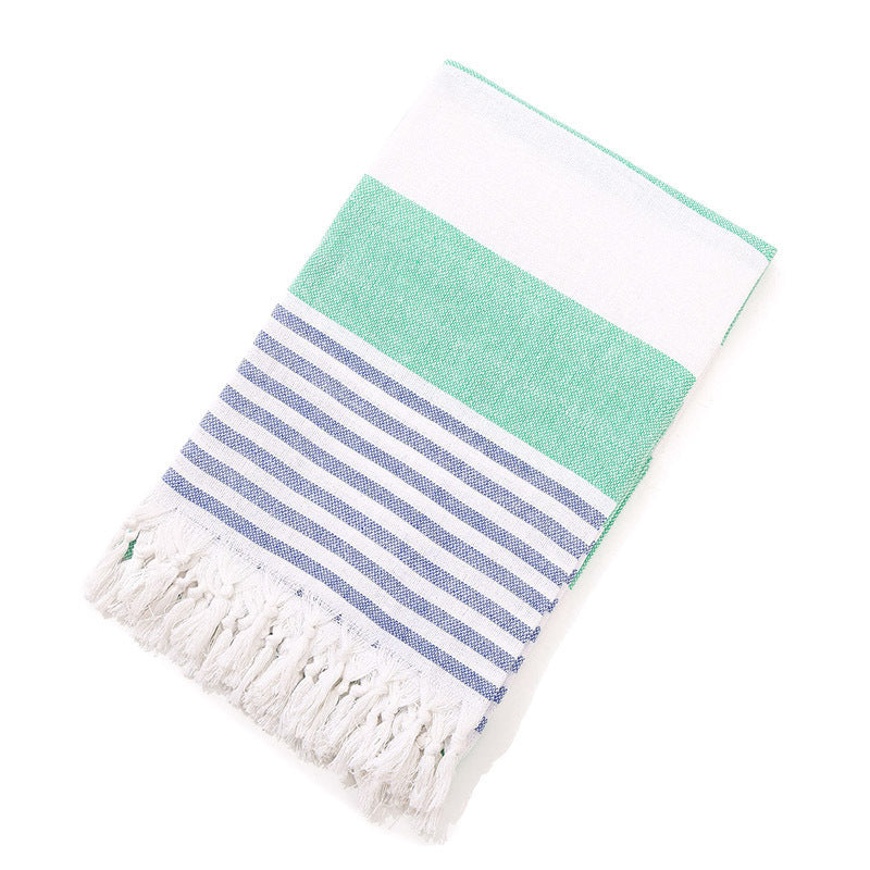 Turkish Beach Towel Striped Fringe Quick-Dry Large Size Cotton Bath Towel Multiple Styles Wholesale eprolo