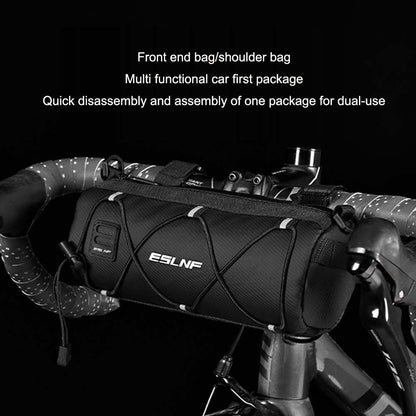 Bicycle front bag for driving, large capacity storage bag, outdoor waterproof riding bag, mountain bike front bag eprolo