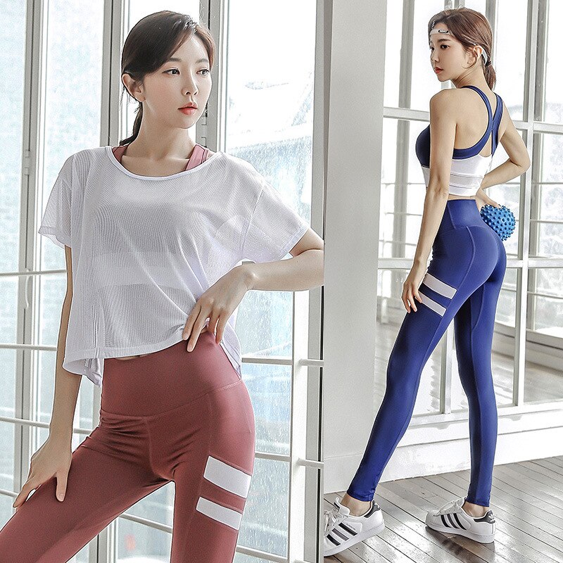 Yoga Sets Women Sportswear Gym Workout Clothing New Quick-Dry Gym Workout Running Suits eprolo
