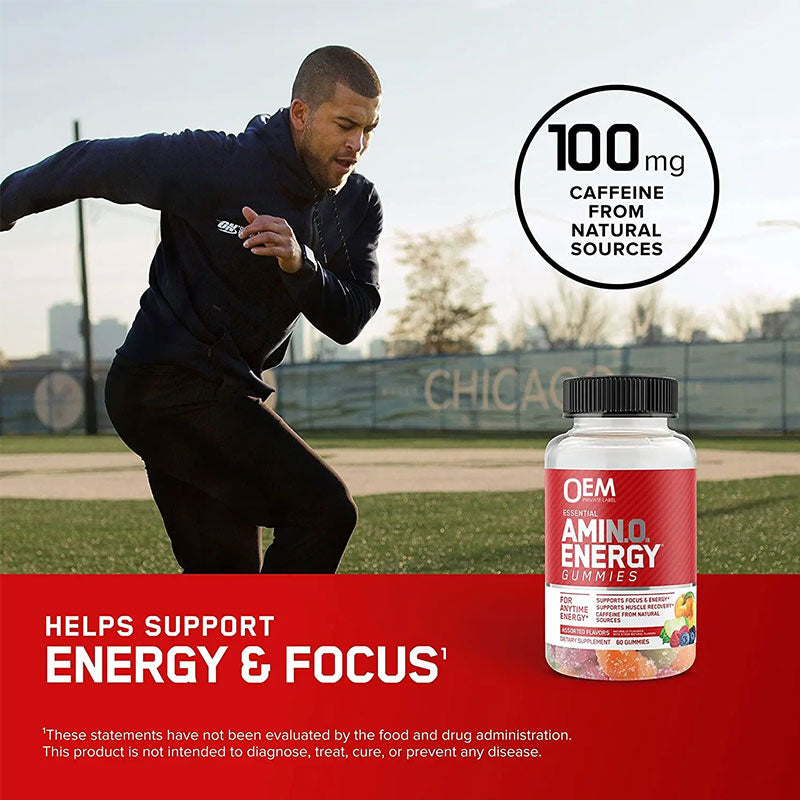 Energy gummies amino acids exercise and fitness gummies - Smart Savvy