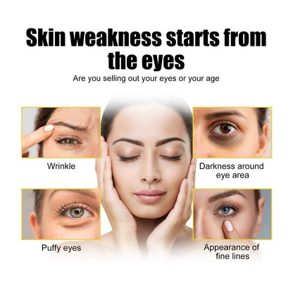 Collagen Gold Eye Mask Firming Eye Pattern Patch Overnight Dark Circles Under Eye Elastic Repair eprolo