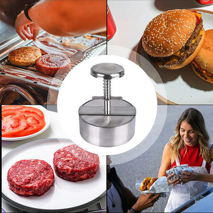 Manual Burger Press, 304 Stainless Steel Burger Press Mold, Hamburger Press, Kitchen Tool eprolo