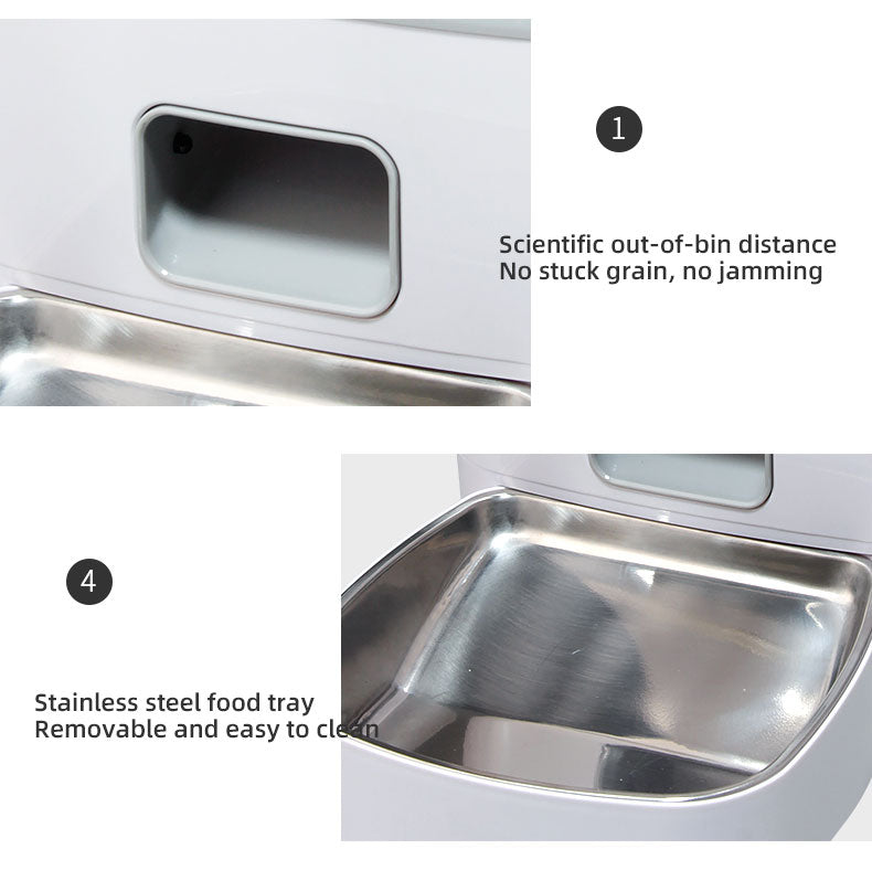 Wifi Smart APP Pet Feeder Household use Microchip Dog Automatic Pet Feeder Automatic Pet Feeder eprolo