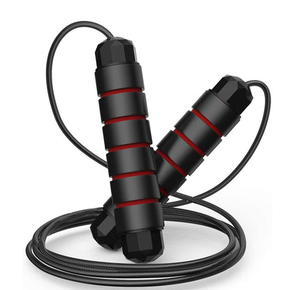 Jump Rope Tangle-Free Rapid Speed Jumping Rope Cable with Ball Bearings Steel Skipping Rope Gym Fitness Home Exercise Slim Body eprolo