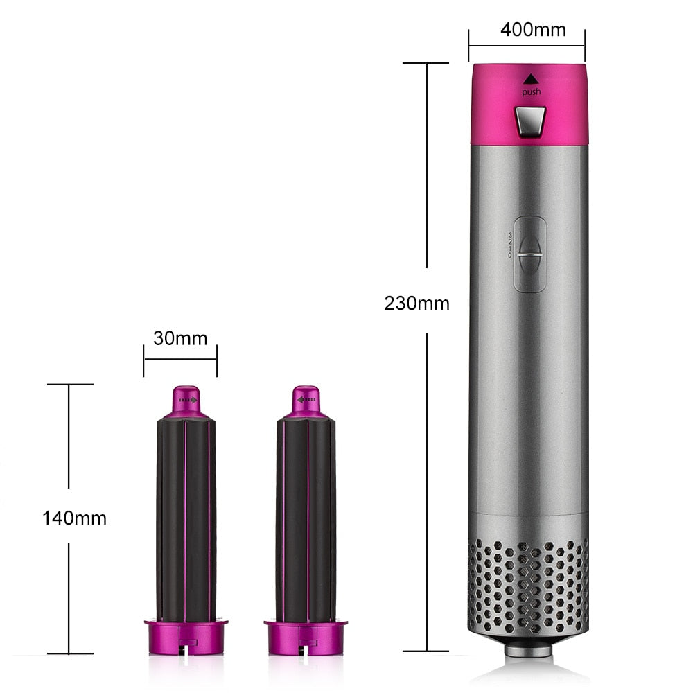 Electric Hair Dryer Blow Dryer Hair Curling Iron Rotating Brush Hairdryer Hairstyling Tools Professional 5 In 1 hot-air brush eprolo