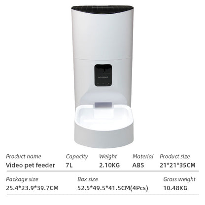 Wifi Smart APP Pet Feeder Household use Microchip Dog Automatic Pet Feeder Automatic Pet Feeder eprolo