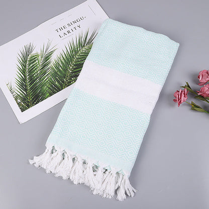 Turkish Beach Towel Striped Fringe Quick-Dry Large Size Cotton Bath Towel Multiple Styles Wholesale eprolo