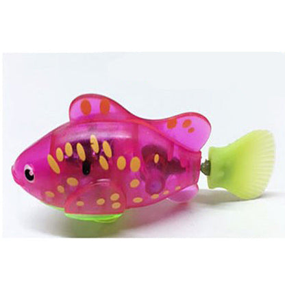Luminous Electric Swimming Fish Toy Electronic Pet Fish Robot Fish Baby Bath Toy eprolo