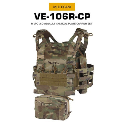 R Series JPC 3.0 Assault Tactical Set, Quick-Release, for Airsoft & Hunting, with Pouch. - Smart Savvy