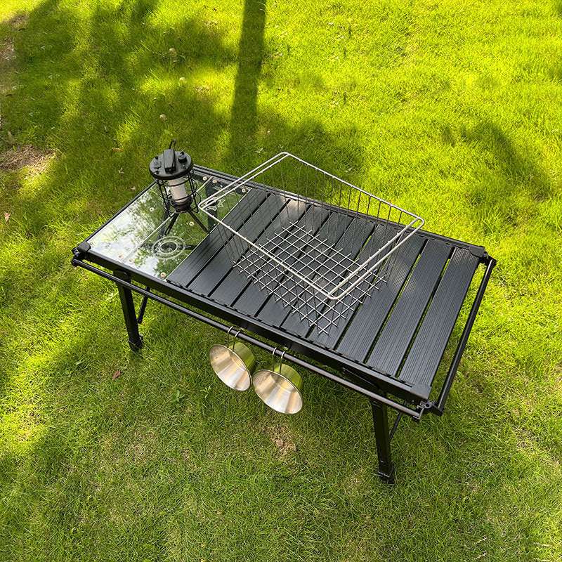 IGT Stainless Steel Folding Basket: Drain & Wash, Ideal Camping Table Accessory. - Smart Savvy