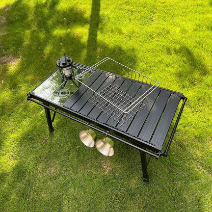 IGT Stainless Steel Folding Basket: Drain & Wash, Ideal Camping Table Accessory. - Smart Savvy