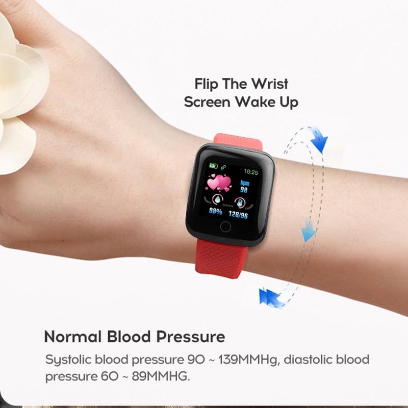 D20 Sport Smartwatch Men Women Bluetooth Heart Rate Blood Pressure Monitor Waterproof Y68 Smart Watch Kids Watch For Android IOS eprolo