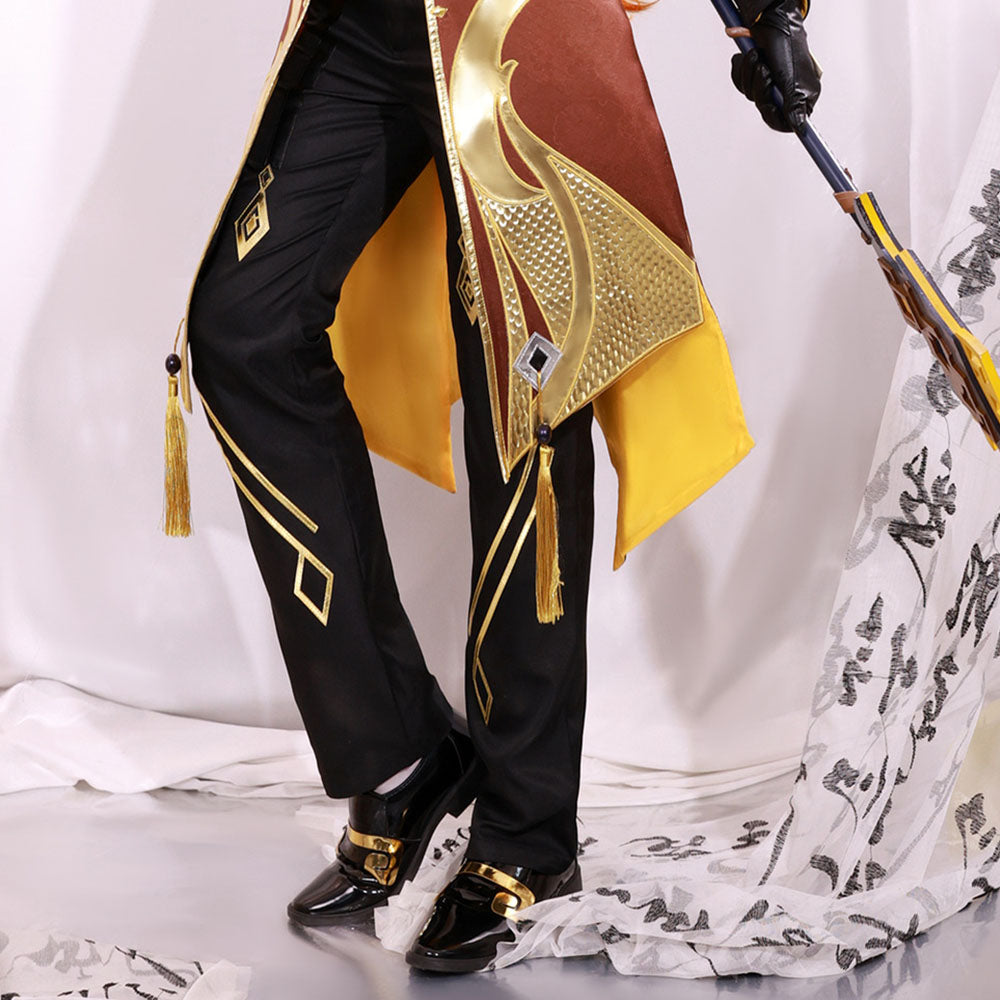 Genshin Impact Morax Zhongli high matching version Zhongli cos clothes matching shoes - Smart Savvy