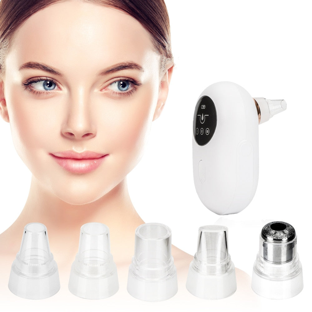 Blackhead Remover Vacuum Pore Cleaner Suction Cleaning Face Care Black Head Cleaner Acne Extractor Diamond Microdermabrasion eprolo