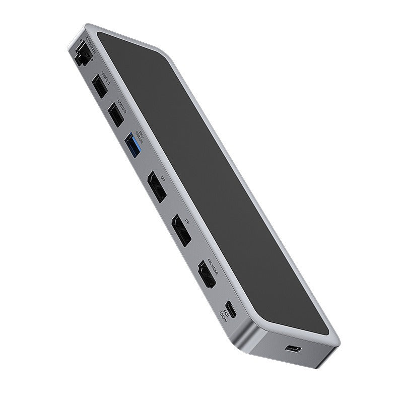 Type-C docking station expands 4K60Hz video dual output differential display docking station dual DP HDMI multi screen different eprolo