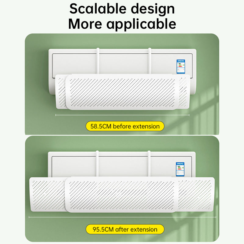 AC Wind Deflector – Adjustable Air Conditioner Diffuser to Stop Cold Air Blowing Directly on You eprolo