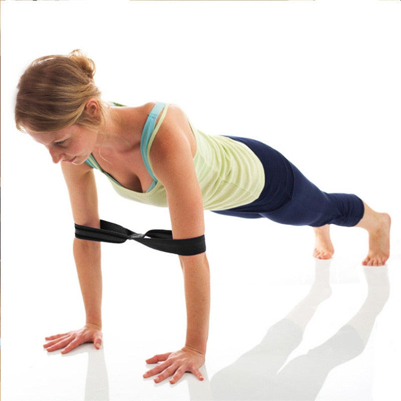 Yoga Stretch Strap Belt 8-shaped Women Pull Up Bands Belt Rope for Wrist Training Gym Pilates Physical Therapy Fitness Equipment eprolo