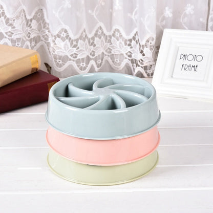 Pet Dog Slow Eating Training Bowl for Puppy Kitten Plastic Food Feeding Bowl Pet Avoid Choke Feeder Pet Dog Training Bowl eprolo