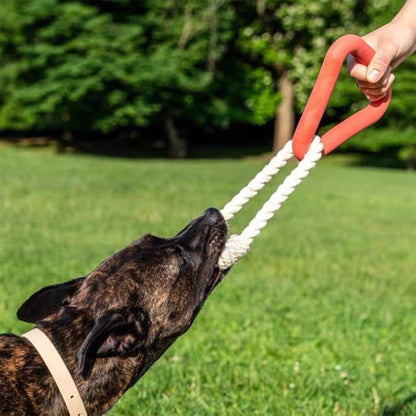 Pet Pulling Toy Dog Chewing Toy Pet TPR Toy Triangle Pulling Training Interactive Funny Dog Toy eprolo
