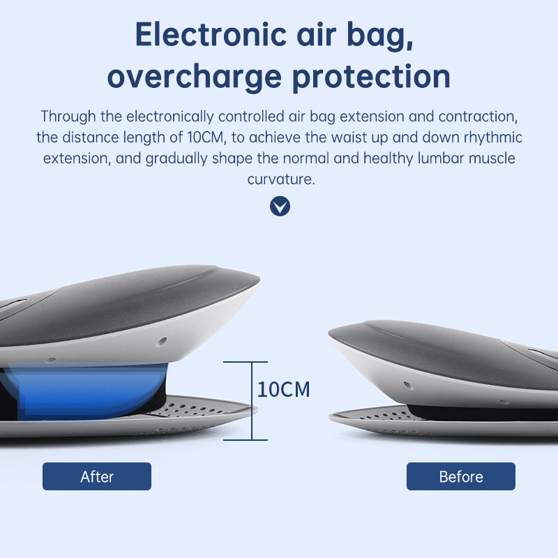 Smart Heated Back Massager with Air Traction & Infrared Therapy – Relieve Lower Back Pain Fast - Smart Savvy