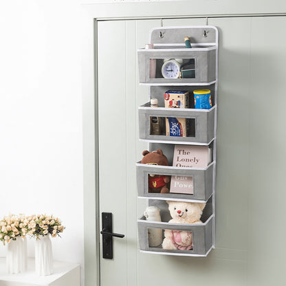 5 - Shelf Hanging Storage: Anti - Tilt, 5 large pockets. Good for bedroom, bathroom, living room (behind - door use). - Smart Savvy
