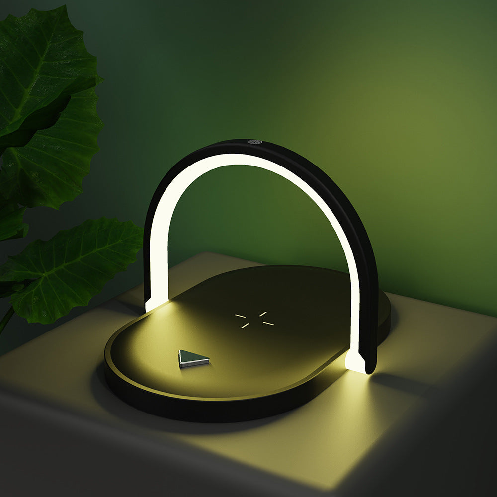 Night Light Wireless Charger 15W Fast Charge with Mobile Phone Stand Desk Lamp Power Bank eprolo