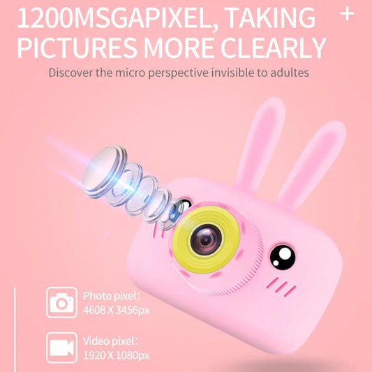 Child camera HD digital camera 2 inch cute cartoon Camera toys children birthday gift 1600w child toys Camera eprolo