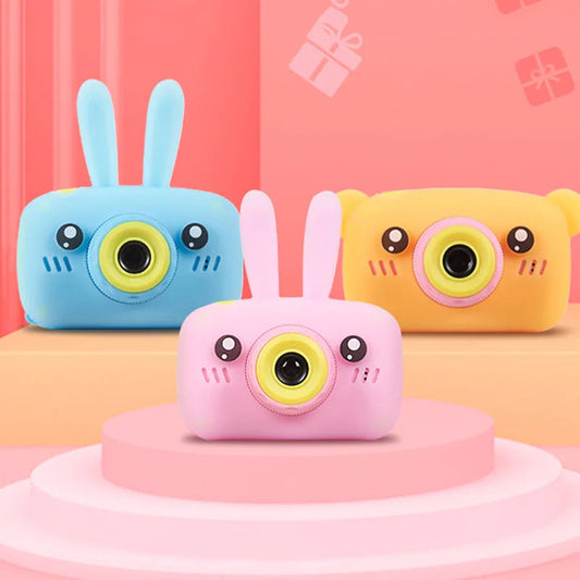 Child camera HD digital camera 2 inch cute cartoon Camera toys children birthday gift 1600w child toys Camera eprolo