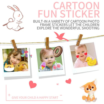 Child camera HD digital camera 2 inch cute cartoon Camera toys children birthday gift 1600w child toys Camera eprolo