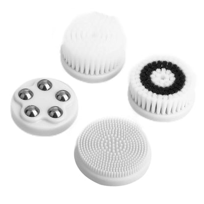 4 IN 1 Electric Face Deep Cleansing Brush Spin Pore Cleaner Face Wash Machine Makeup Remove Waterproof Facial Massager Skin Care eprolo